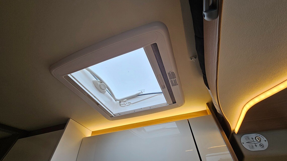 Skyroof vent of a Bürstner motorhome