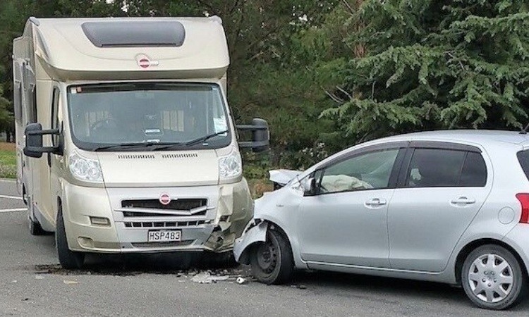 A motorhome accident covered by insurance 