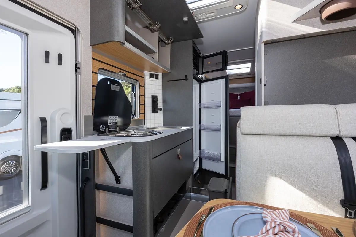 HYMER T580 Kitchen view 2