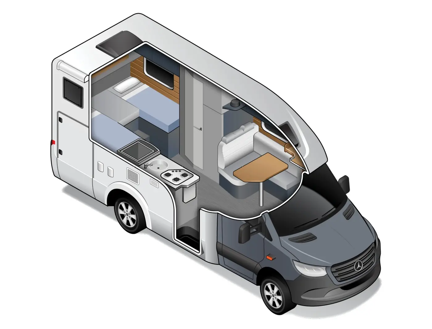 HYMER 4x4 NZ | 2024 | ML-T 580 4x4 Motorhome NZ | Wilderness - Interior #3