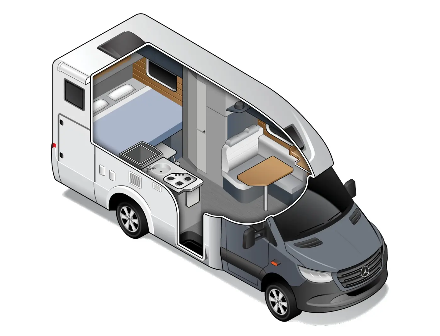 HYMER 4x4 NZ | 2024 | ML-T 580 4x4 Motorhome NZ | Wilderness - Interior #4