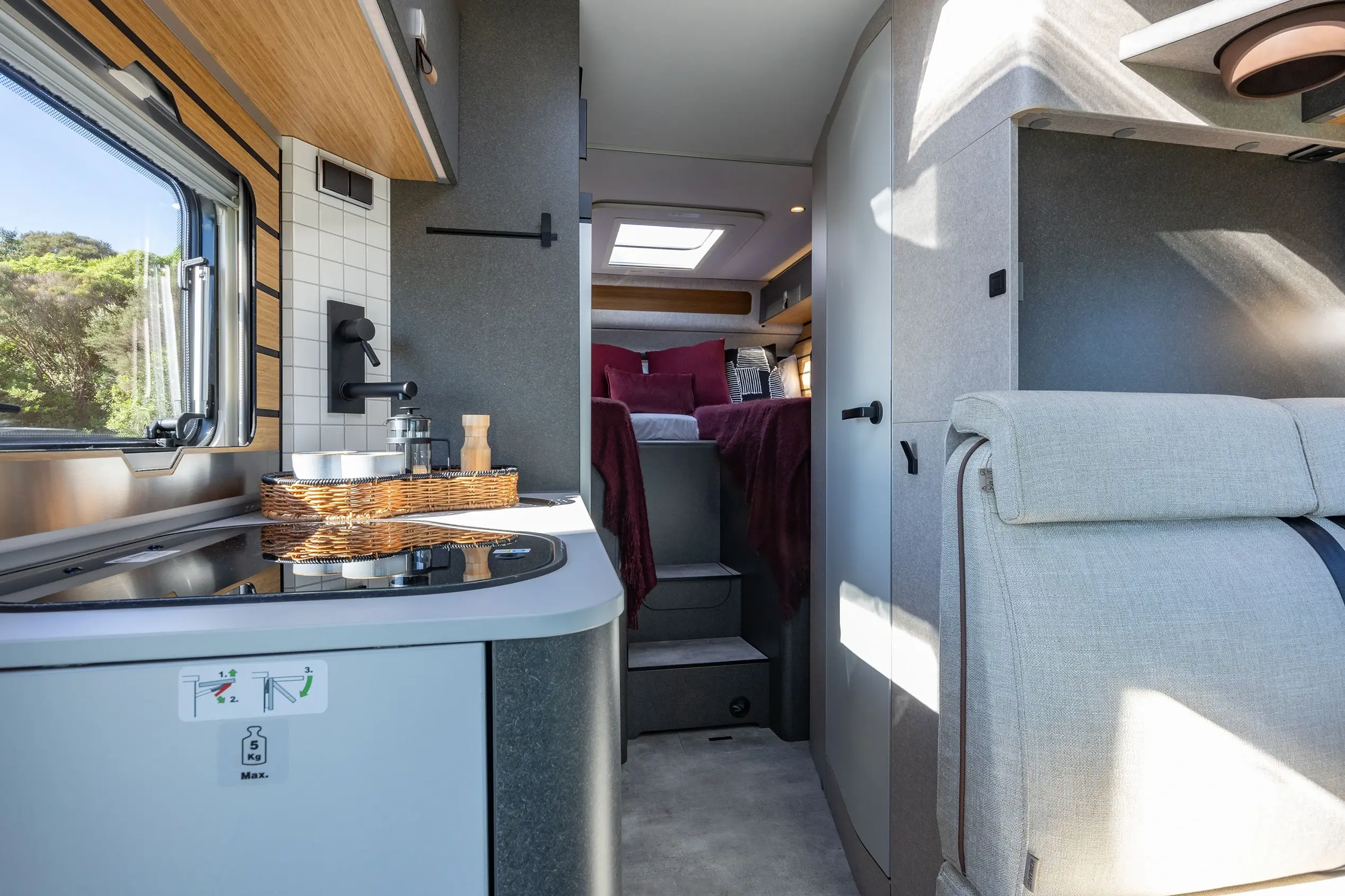 Wilderness 2024 HYMER ML-T 580 motorhome interior entry