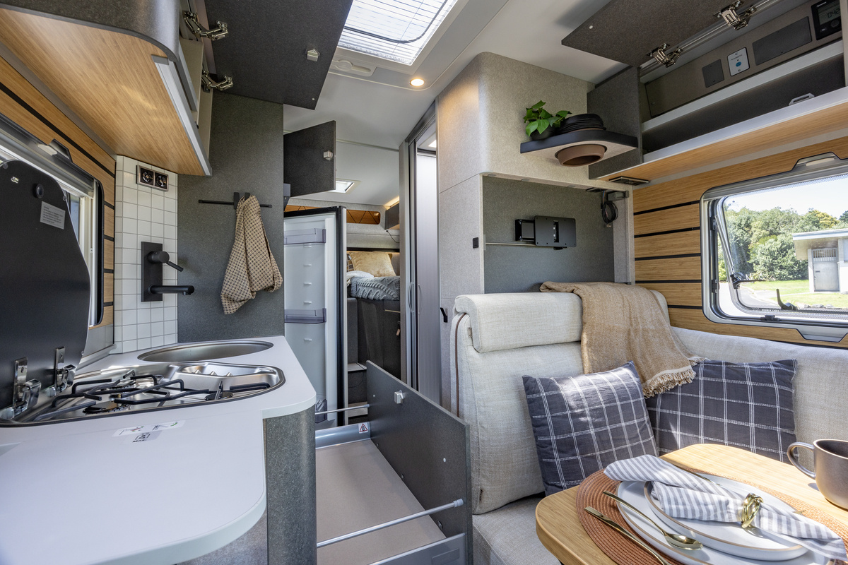 Wilderness 2025 HYMER ML-T CrossOver motorhome interior kitchen