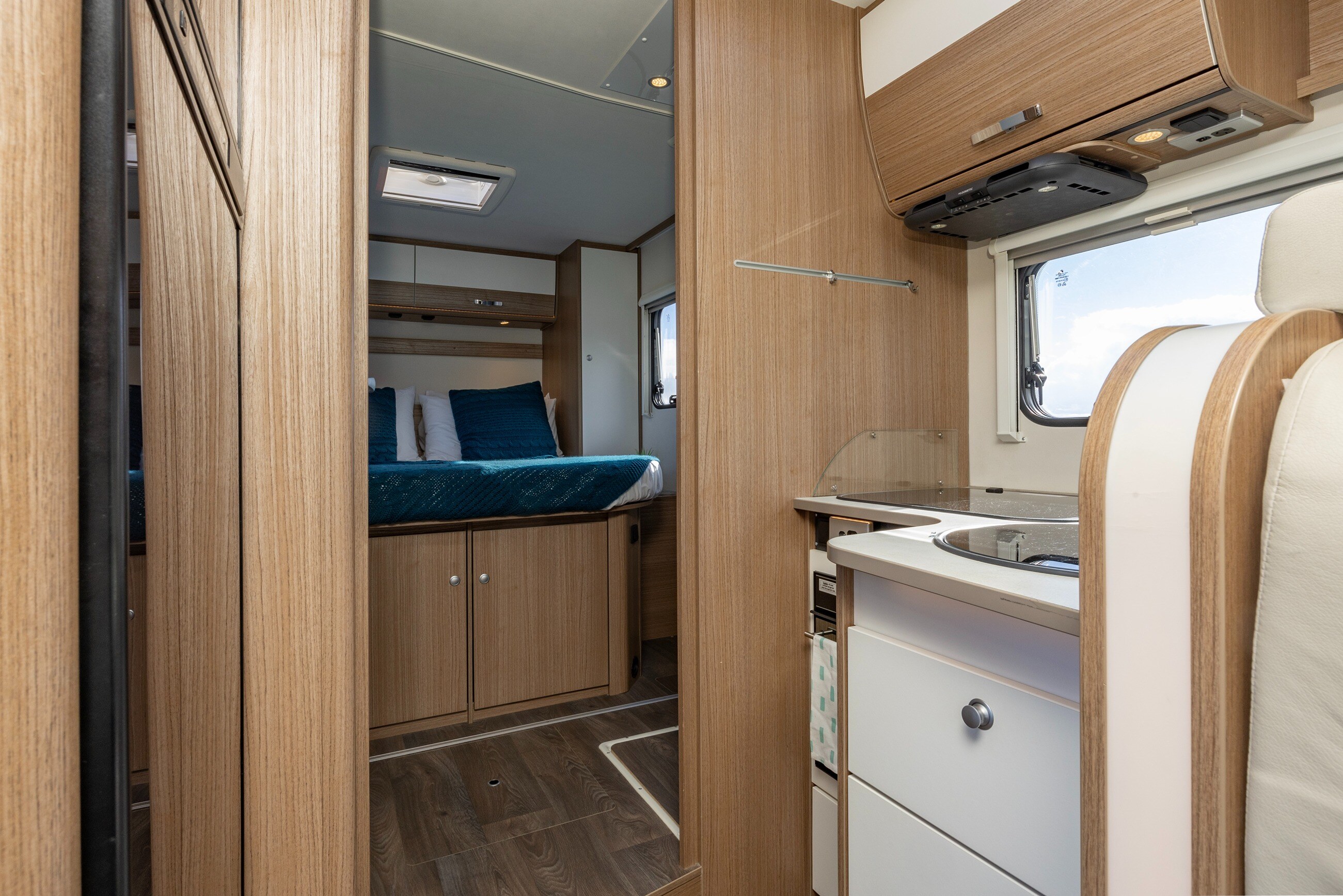 Wilderness 2019 Carado T449 motorhome view from front 